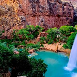 Desktop waterfall wallpaper