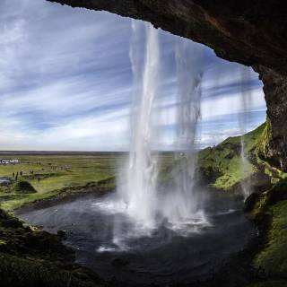 Desktop waterfall wallpaper