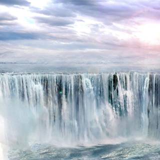 Desktop waterfall wallpaper