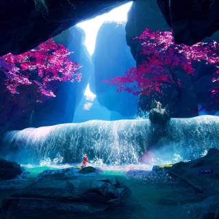 Desktop waterfall wallpaper