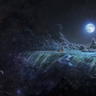 Desktop waterfall wallpaper