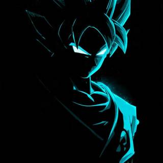 Goku amoled mobile wallpaper
