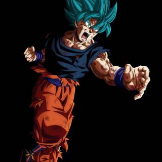 Goku amoled mobile wallpaper