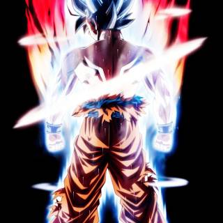 Goku amoled mobile wallpaper