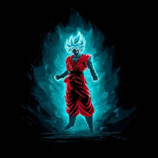 Goku amoled mobile wallpaper