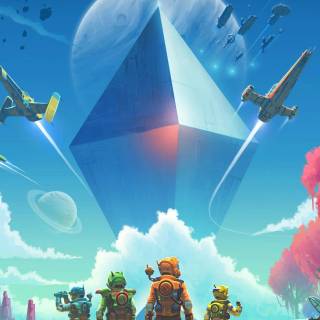 Space ship mobile wallpaper