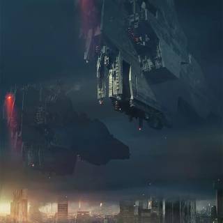 Space ship mobile wallpaper