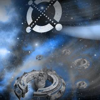 Space ship mobile wallpaper