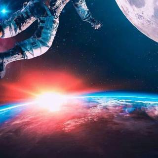 Space ship mobile wallpaper