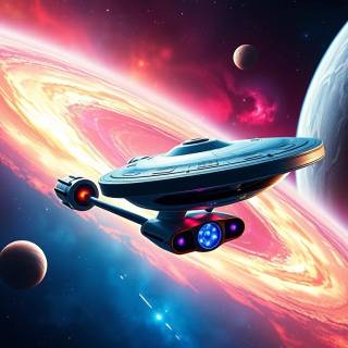 Space ship mobile wallpaper