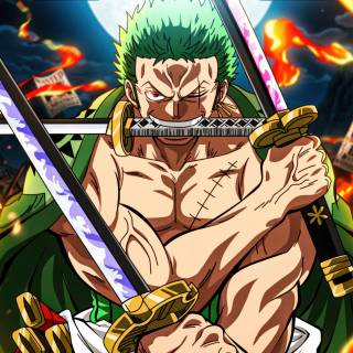 Zoro 4k manga wallpaper