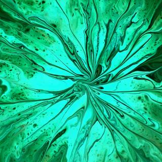 Green art 4k wallpaper