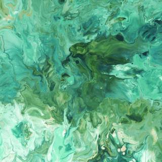 Green art 4k wallpaper