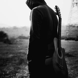 Guitarist 4k wallpaper