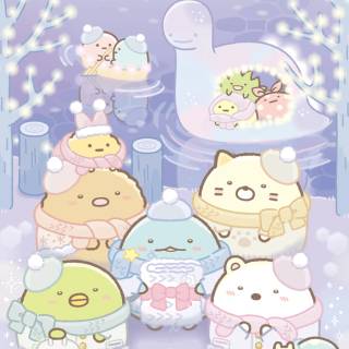 Sumikko Gurashi phone wallpaper