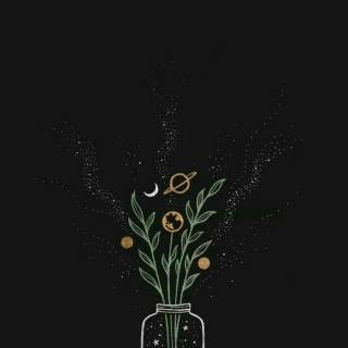 Black cute phone wallpaper