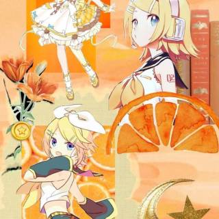 Kagamine Rin phone wallpaper