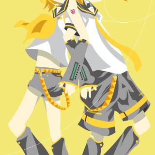 Kagamine Rin phone wallpaper