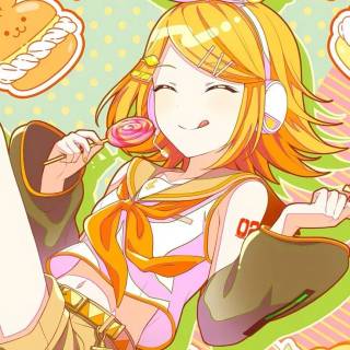 Kagamine Rin phone wallpaper