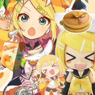 Kagamine Rin phone wallpaper