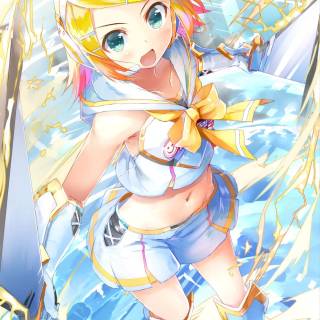 Kagamine Rin phone wallpaper