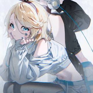 Kagamine Rin phone wallpaper