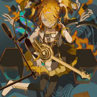 Kagamine Rin phone wallpaper