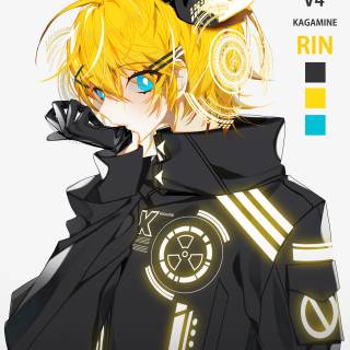 Kagamine Rin phone wallpaper