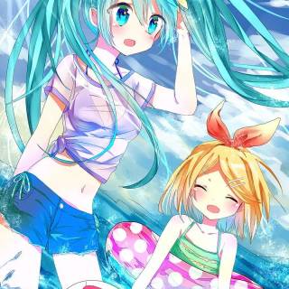 Kagamine Rin phone wallpaper