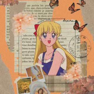 Sailor Venus phone wallpaper