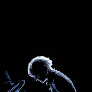 Anime piano phone wallpaper