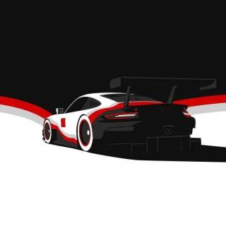 Car minimalist phone wallpaper