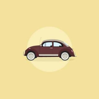 Car minimalist phone wallpaper