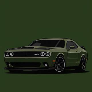 Car minimalist phone wallpaper