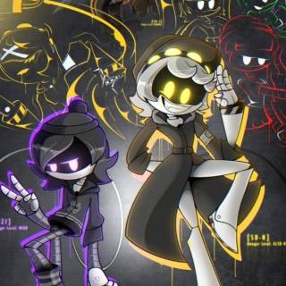 Murder Drones N phone wallpaper