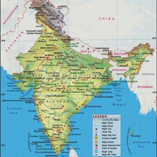 India map phone wallpaper