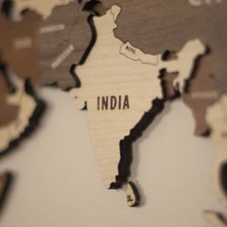 India map phone wallpaper