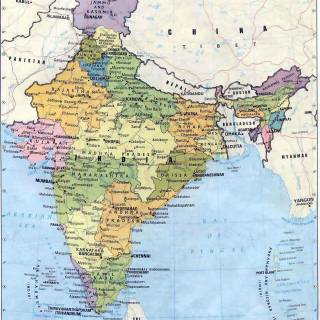 India map phone wallpaper