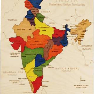 India map phone wallpaper