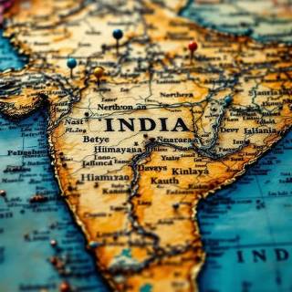 India map phone wallpaper