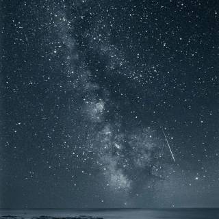 Night sea phone wallpaper