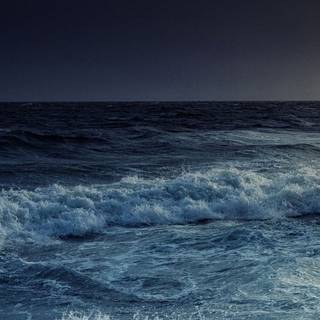 Night sea phone wallpaper