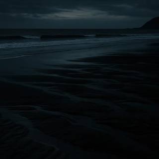 Night sea phone wallpaper