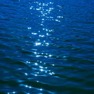 Night sea phone wallpaper
