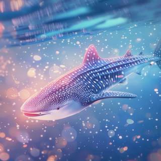 Whale shark phone wallpaper