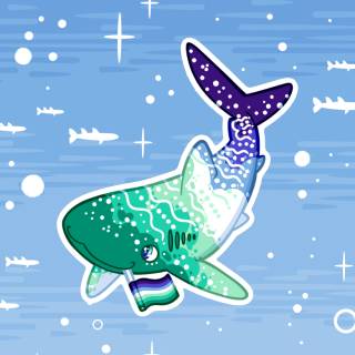 Whale shark phone wallpaper