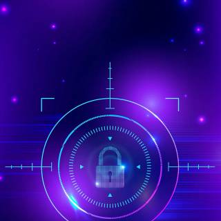 Cybersecurity phone wallpaper