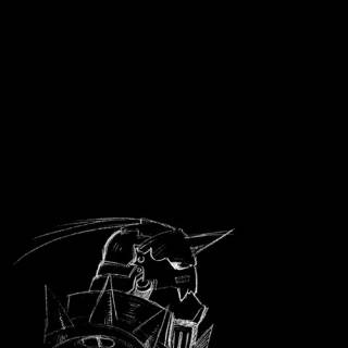 Black manga phone wallpaper