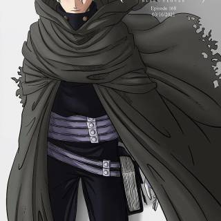 Black manga phone wallpaper