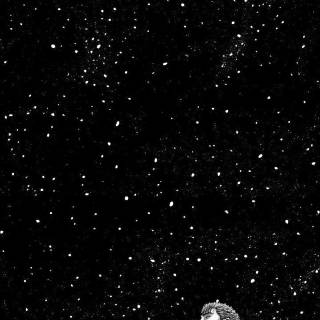 Black manga phone wallpaper